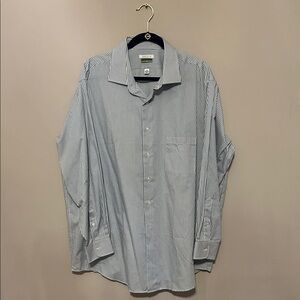 Van Heusen Men's Light Blue Striped Shirt